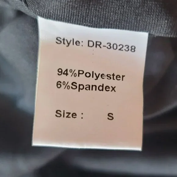 NWT Pink Martini Hally Sleeveless Colorblock Charcoal Dress Womens Small - Picture 7 of 12